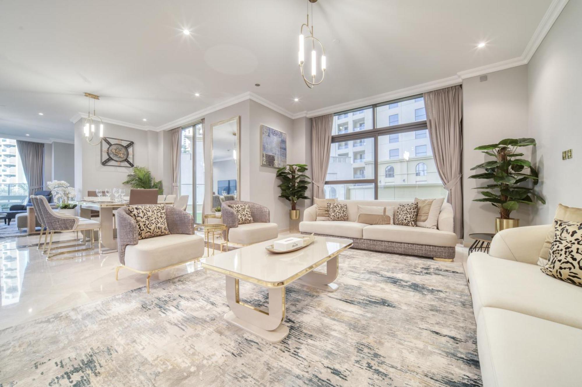 New! Sea View Luxurious 4 Bedroom Duplex Dubai Ngoại thất bức ảnh